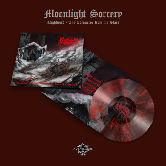MOONLIGHT SORCERY Nightwind: The Conqueror From The Stars LP RED CLEAR MARBLE [VINYL 12"]